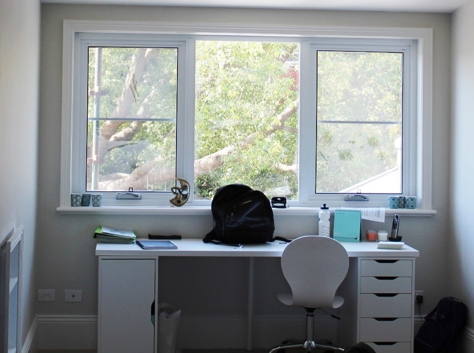 Attic office and study room conversion